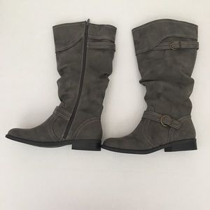 New Gray Boots